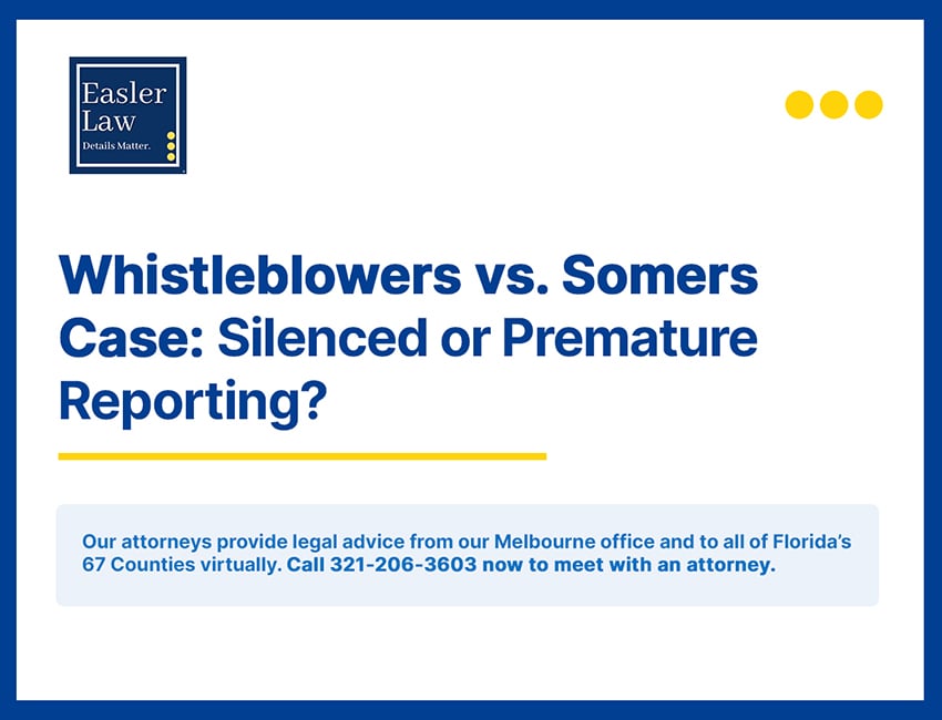 Whistleblowers vs. Somers Case: Silenced or Premature Reporting?